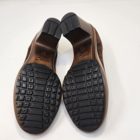 Dansko Womens Nancy Brown Suede Clogs Heels Size 36 US 5.5 Comfort Shoes Slip On - Picture 9 of 9